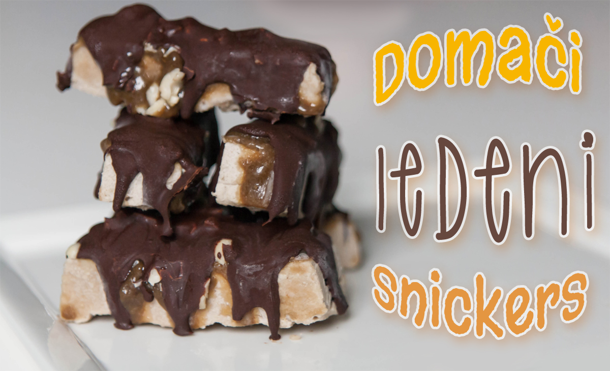 Veganski sladoled Snickers